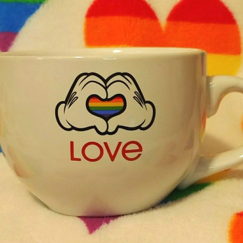 NWT Disney Rainbow Collection Love Mug